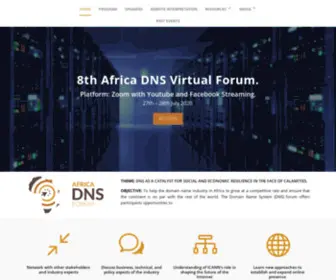 DNsforum.africa(Africa DNS Forum) Screenshot