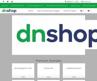 DNshop.com(Global Domain Name Aftermarket) Screenshot