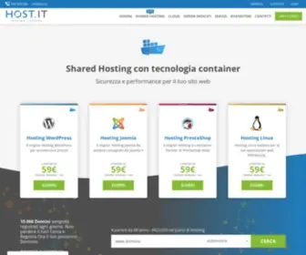 DNshosting.it(Hosting sicuro e professionale dedicato alle imprese) Screenshot