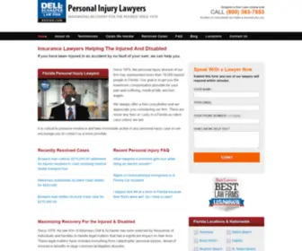 DNslaw.com(National Insurance Lawyers Helping The Injured And Disabled) Screenshot