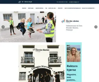 DNsmalaga.com(Den Norske Skolen Malaga) Screenshot