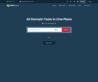 DNsrecords.com(DNS Records) Screenshot
