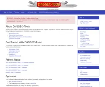 DNssec-Tools.org(Unicorn) Screenshot