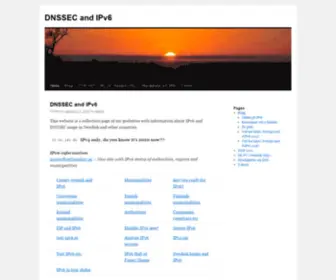 DNssecandipv6.se(DNSSEC and IPv6) Screenshot