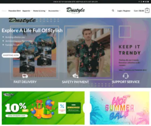 DNSTyles.com(Leading online fashion shop in the world) Screenshot