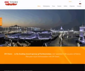 Dntours-Business.com(Travel Agency in Turkmenistan) Screenshot