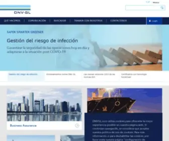 DNVGL.com.mx(Safer Smarter Greener) Screenshot