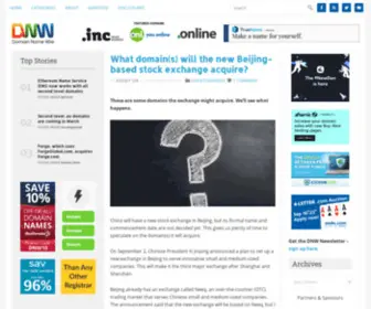 DNW.com(Domain Name Wire) Screenshot