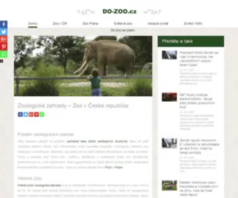 DO-Zoo.cz(Zoologické zahrady) Screenshot