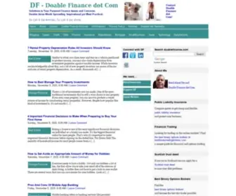 Doablefinance.com(Solutions To Your Personal Finance Issues And Concerns) Screenshot