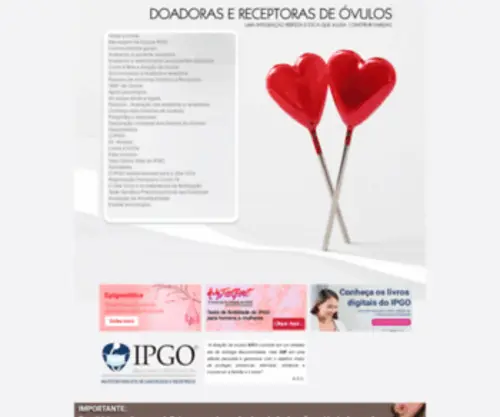 Doacaodeovulos.com.br(Doação de óvulos) Screenshot
