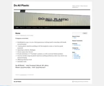 Doallplastic.com(Made in Detroit) Screenshot