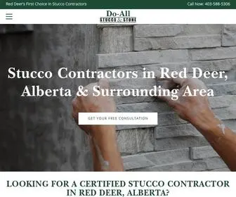 Doallstucco.ca(Stucco Contractors) Screenshot