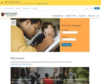 Doane.edu(Doane University) Screenshot