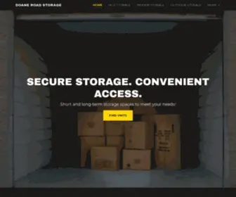 Doaneroadstorage.ca(Doane Road Storage) Screenshot