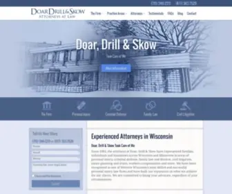 Doardrill.com(Experienced Attorneys in Wisconsin) Screenshot