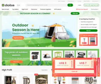 Doba.com(Find Best Dropshipping Products from Selected Suppliers to Sell Online) Screenshot