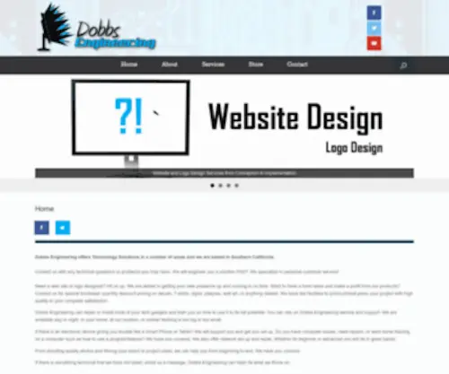 Dobbsengineering.com(We Have You Covered) Screenshot