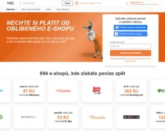 Dobchody.cz(Cashback portál Tipli) Screenshot