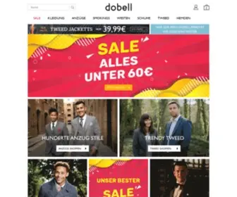 Dobell.de(Smoking, Anzüge, Westen, Fliegen, Krawatten & Wear) Screenshot