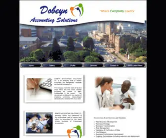 Dobeyn.co.za(Dobeyn Accounting Solutions cc Dobeyn) Screenshot