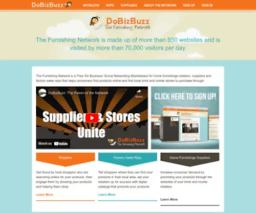 Dobizbuzz.com(DoBizBuzz, The Furnishing Network) Screenshot