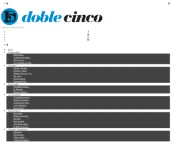 Doblecinco.com.ar(Doble 5) Screenshot