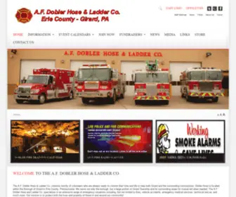 Doblerhose.org(Dobler Hose & Ladder Co) Screenshot