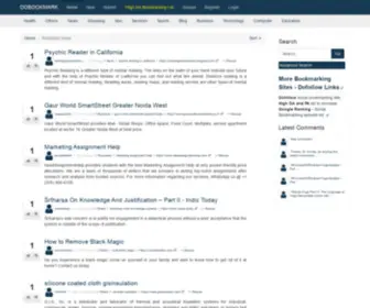 Dobookmark.gq(Social Bookmarking and News Website) Screenshot