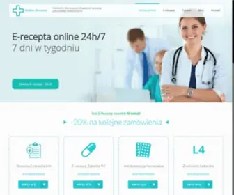 Dobra-Recepta.pl(E-recepta Online 24h | -20% na kolejne zamówienia) Screenshot