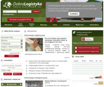 Dobralogistyka.pl(Portal Logistyczny) Screenshot