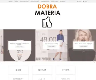 Dobramateria.pl(DOBRA MATERIA) Screenshot