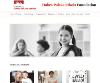 Dobrapolskaszkolafoundation.com(Dobra Polska Szkola Foundation) Screenshot