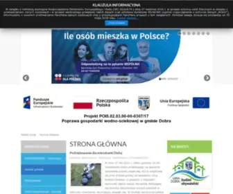 Dobraszczecinska.pl(Witryna Urzędu Gminy Dobra) Screenshot