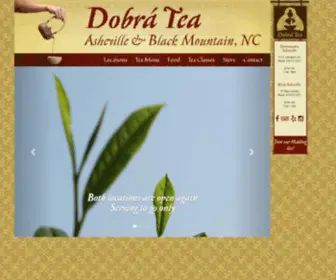 Dobrateanc.com(Dobra Tea Asheville North Carolina) Screenshot