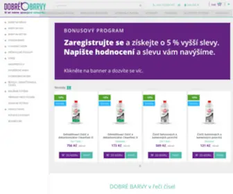 Dobrebarvy.cz(Kvalitní barvy a stavební chemie) Screenshot
