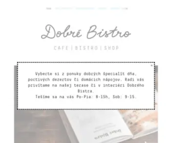 Dobrebistro.sk(Dobré Bistro) Screenshot