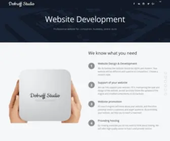 Dobreff.com(Разработка сайта) Screenshot