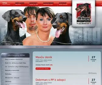 Dobrmani.com(Chovatelská) Screenshot