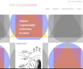 Dobroinstitut.hr(Institut za logoterapiju) Screenshot