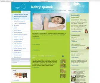 Dobry-Spanek.cz(Poruchy spánku a nespavost) Screenshot