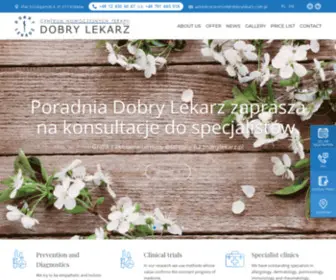 Dobrylekarz.com.pl(Centrum Nowoczesnych Terapii) Screenshot