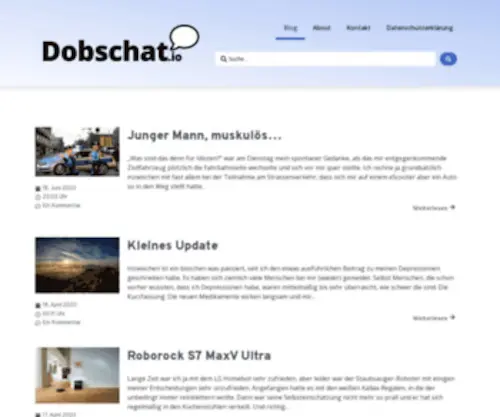 Dobschat.io(Dobschats Weblog) Screenshot