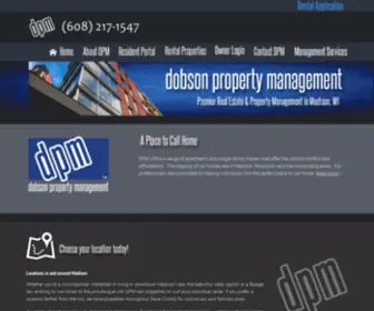 Dobsonpropertymanagementllc.com(Justin Dobson Property Management) Screenshot