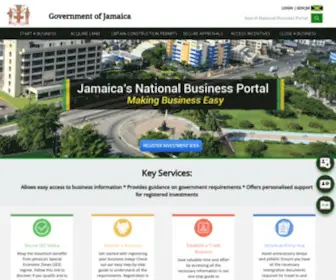 Dobusiness.gov.jm(JAMPRO) Screenshot