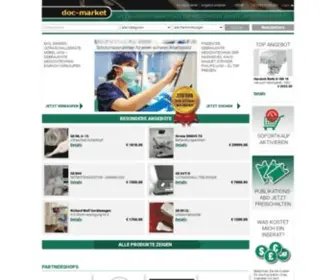 Doc-Market.eu(Medizintechnik kaufen und verkaufen) Screenshot