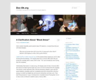 Doc-OK.org(A developer's perspective on immersive 3D computer graphics) Screenshot