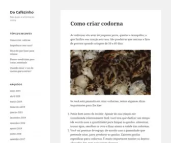 Docafezinho.com.br(Blog do Cafezinho) Screenshot