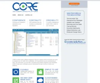 Docbasedirect.com(CORE ISO Compliance Platform) Screenshot