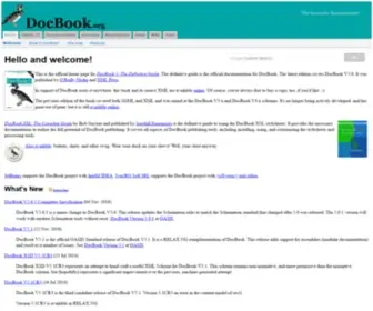 Docbook.org(Docbook) Screenshot